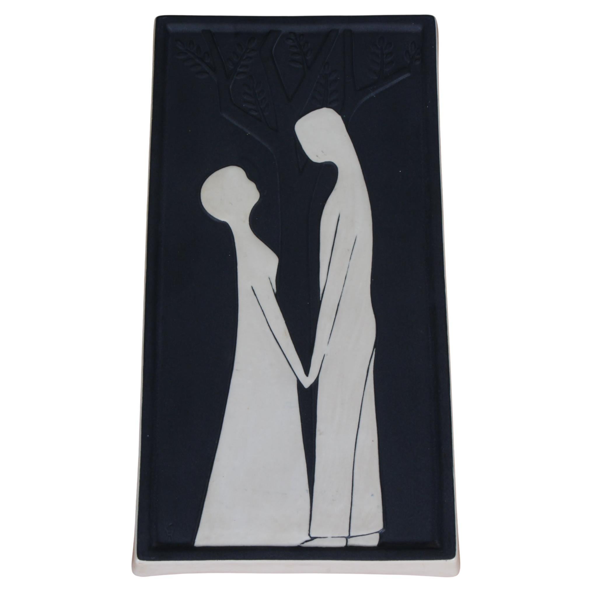 Soholm Ceramic Relief by Holm Sorensen 1958, Bornholm, Denmark