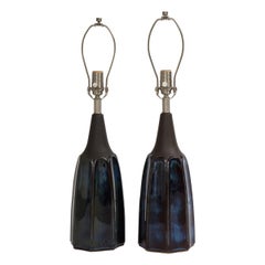 Soholm Danish Modern Midnight Blue Lamps