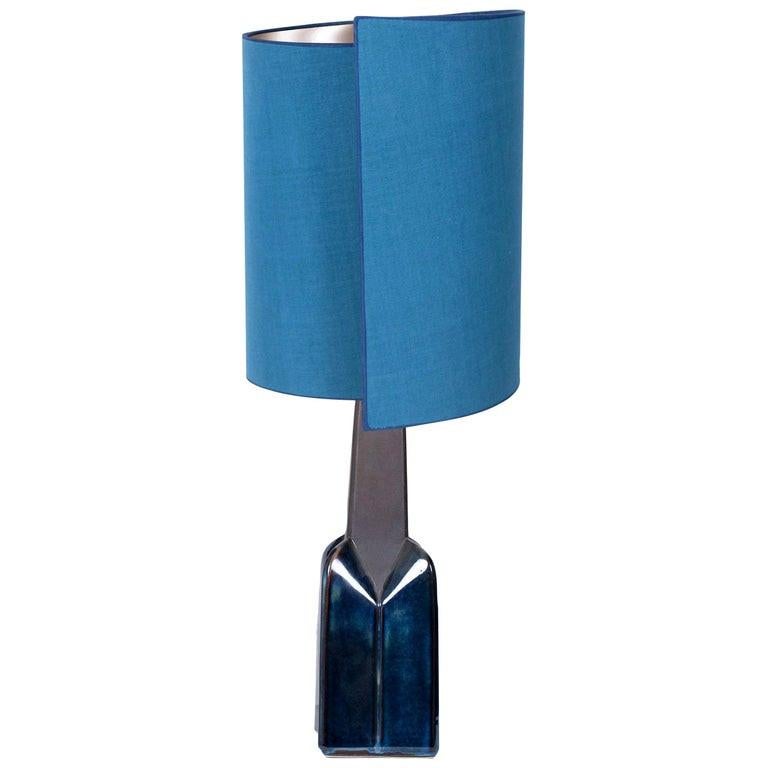 Soholm Lamp with New Silk Custom Made Lampshade René Houben, 1960s For