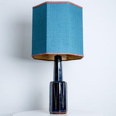 Soholm Lamp with New Silk Custom Made Lampshade René Houben, 1960s