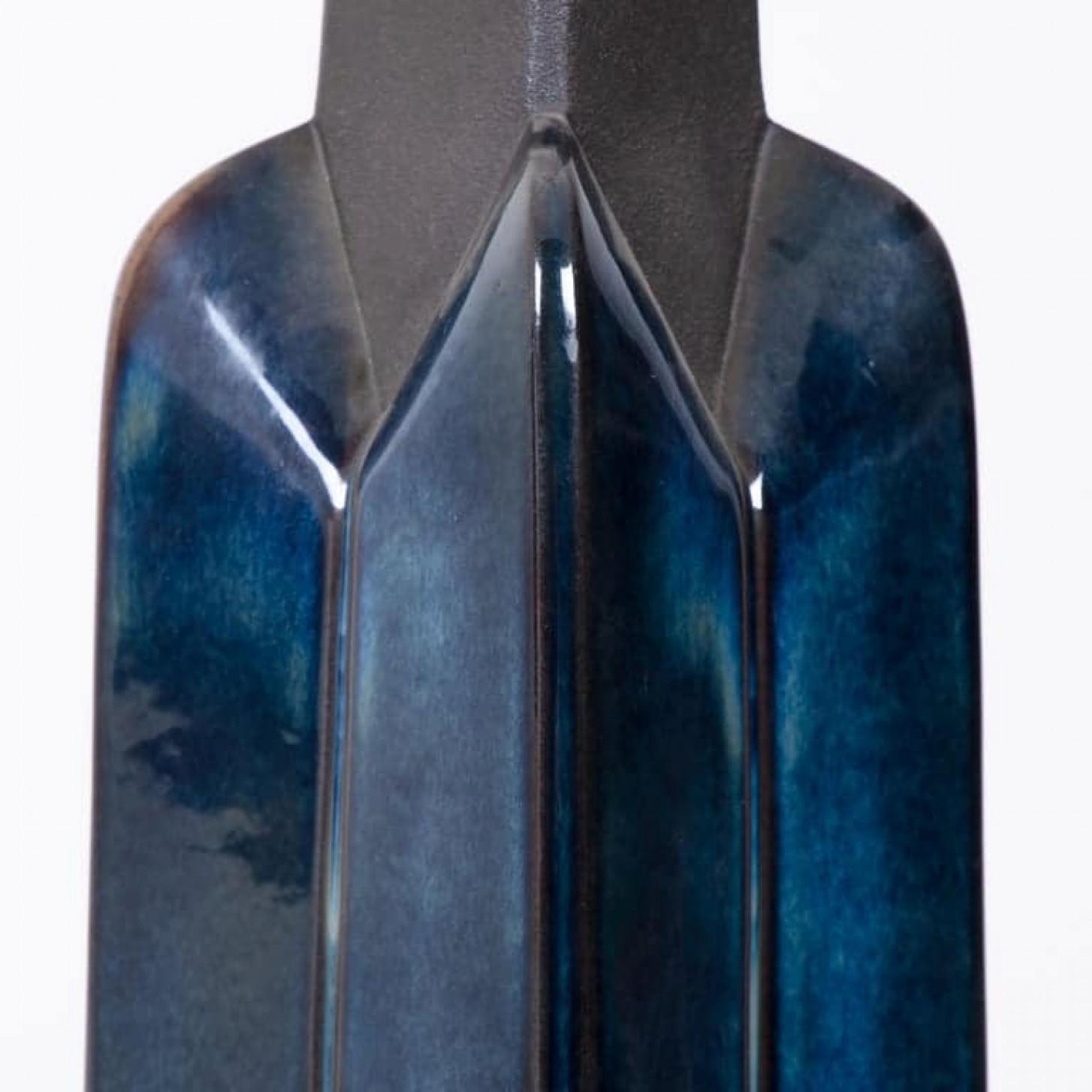 Danois Lampe Soholm avec abat-jour en soie nouvelle sur mesure René Houben, 1960s en vente