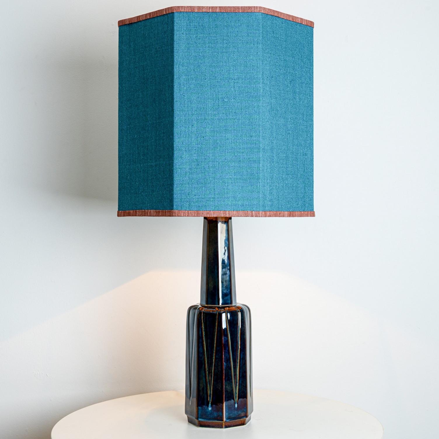 Other Soholm Lamp with New Silk Custom Made Lampshade René Houben, 1960s For Sale