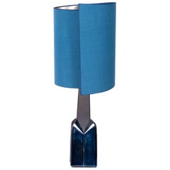 Soholm Lamp with New Silk Custom Made Lampshade René Houben, 1960s