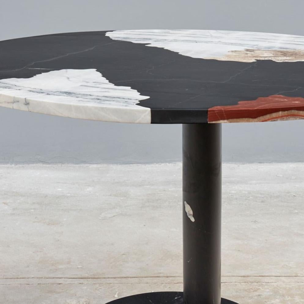 Hand-Carved Soil Map N°4 Table by Estudio Rafael Freyre