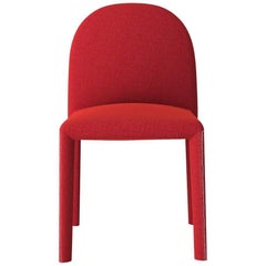 Soiree Chair with Stitch Detail in Red by Oscar and Gabriele Buratti for Driade