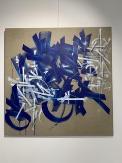 DMVT 0105, Abstract and Calligraphic art by French Street Artist SOKLAK