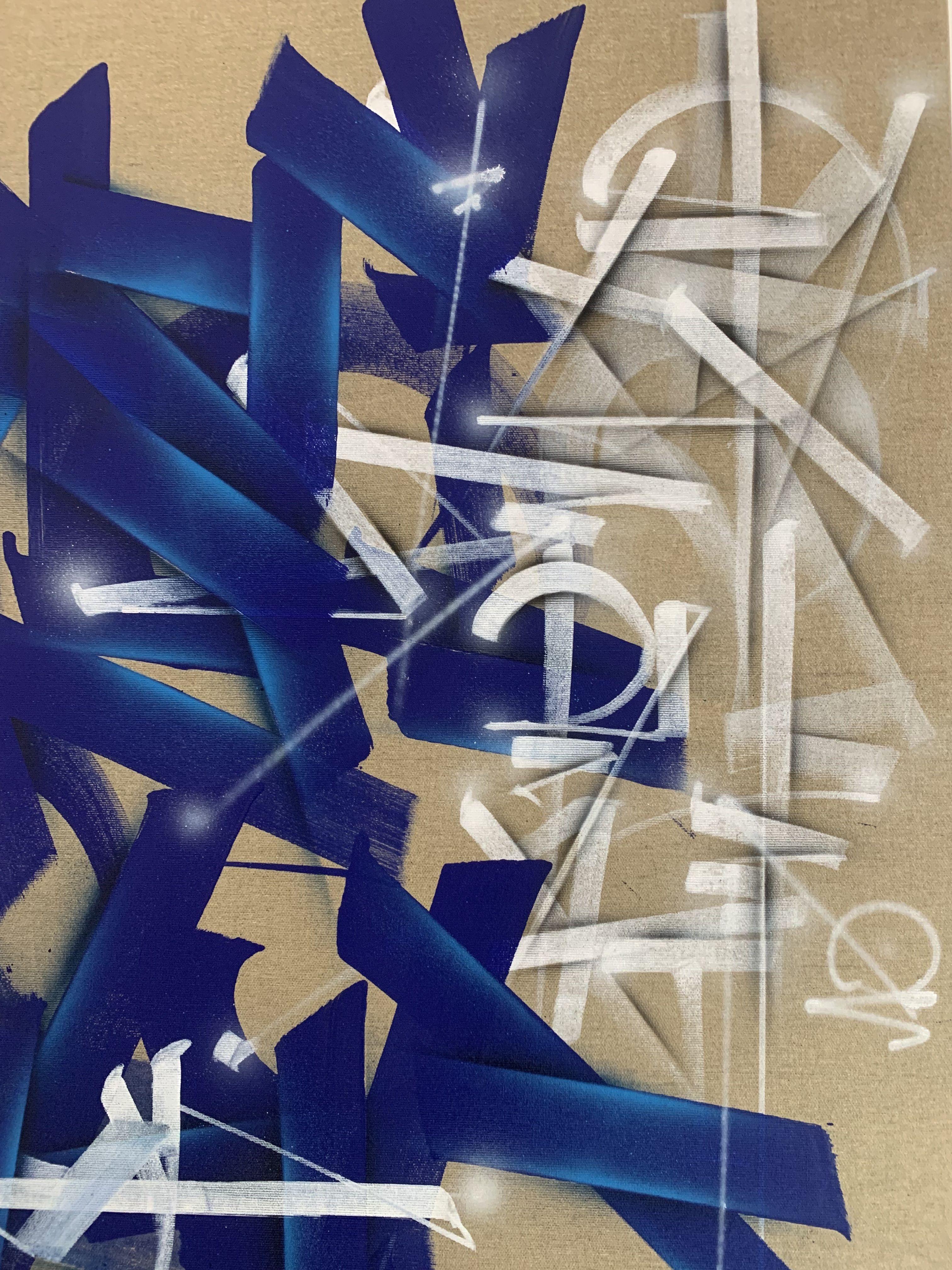 Soklak, peintre né en 1977 à Paris, a un parcours artistique distinctif marqué par une fusion audacieuse du graffiti, de la calligraphie et de l'abstraction.
En 1986, le jeune Soklak connaît sa première fascination artistique en découvrant les