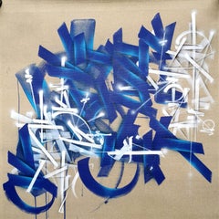 DMVT 0105, Abstract and Calligraphic art by French Street Artist SOKLAK