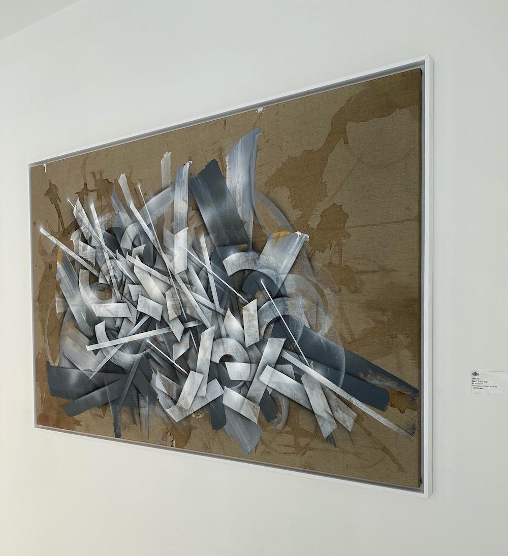 DMVT 1303 - Graffiti and calligraphy painting by Soklak  For Sale 1