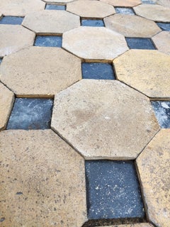 Sol a cabochons ancien - 10m²