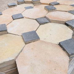 Sol a cabochons ancien - 15m²