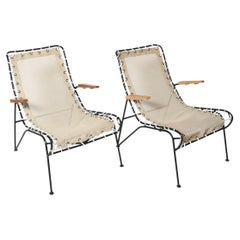 Vintage Sol-Air Lounge Chairs by Pipsan Saarinen-Swanson for Fick’s Reed