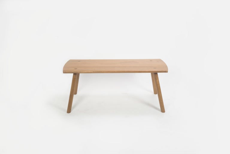 Sol Bench By Sun At Six Sienna Minimalist Bench In Oak Wood For