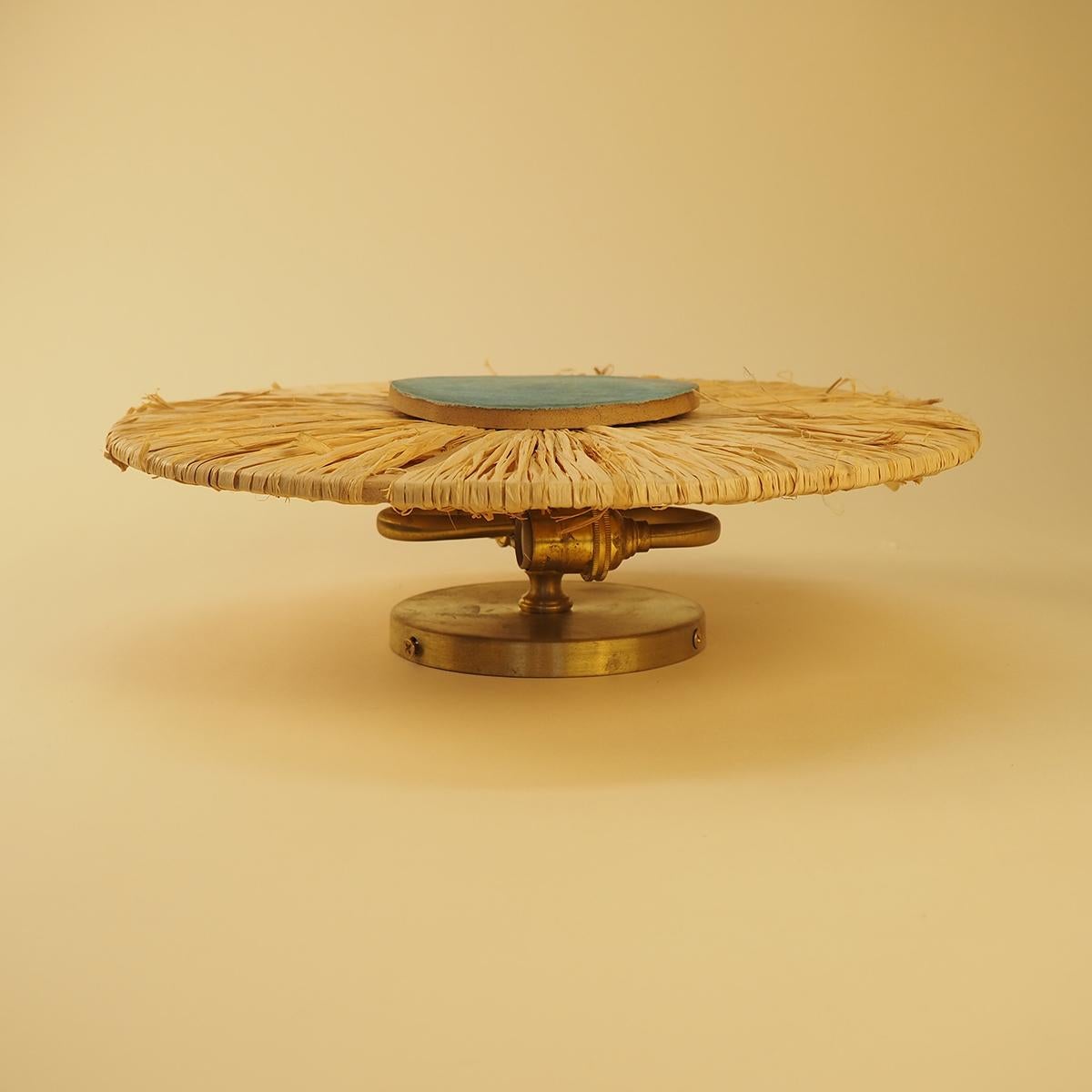 XXIe siècle et contemporain Sol Ceramic Wall Light by Nani Goods, Applique murale contemporaine en céramique en vente