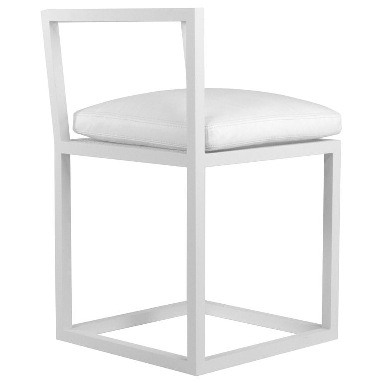 Sol Chair in Coated Aluminum and Spinneybeck Leather by Jonathan Nesci 1