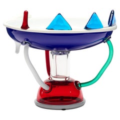 Bol à fruits en verre Sol d'Ettore Sottsass, 1982