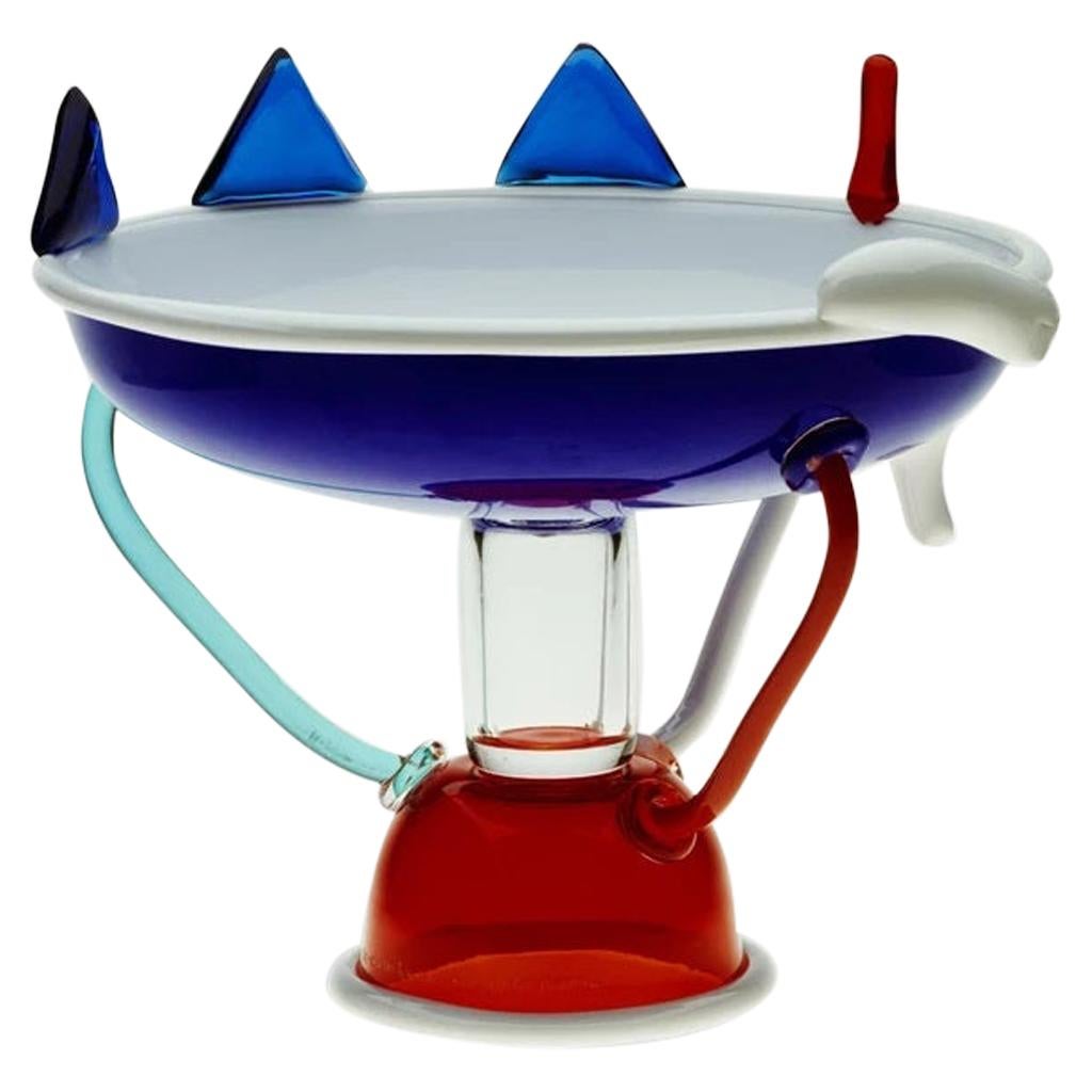 Sol Glass Fruit Bowl, by Ettore Sottsass from Memphis Milano