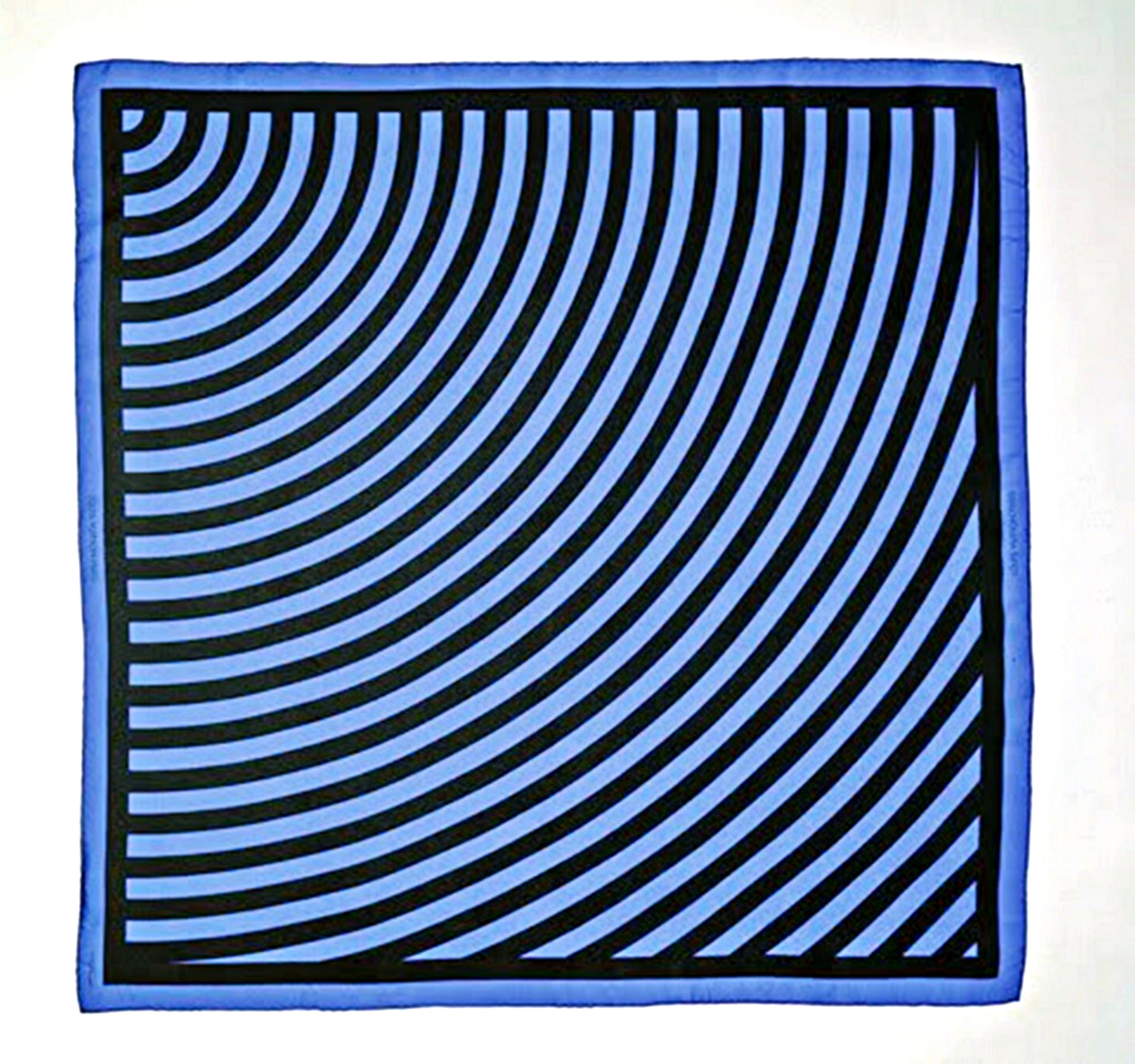 Sol Lewitt, Abstracción geométrica Pañuelo Louis Vuitton 100% seda, Ed. limitada 250