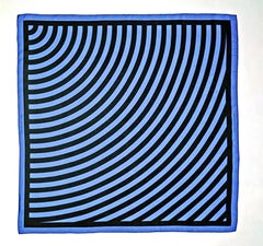 Sol LeWitt, Foulard Louis Vuitton 100% seta con astrazione geometrica, edizione limitata. 250