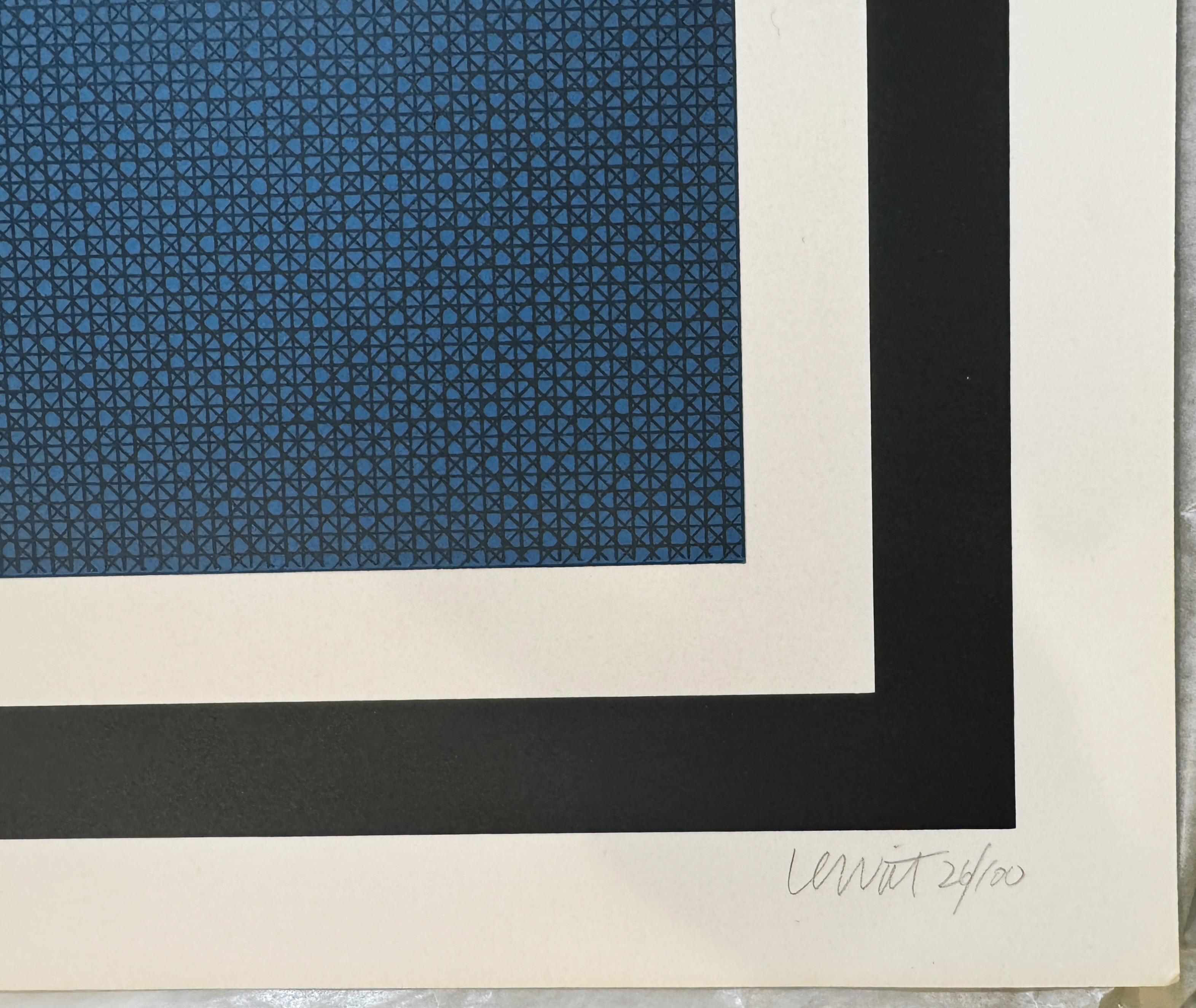 4 x 4 x 4 portfolio by Sol Lewitt, Robert Mangold, Mel Bochner, and Barry Le Va For Sale 1