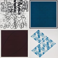 Carpeta de 4 x 4 x 4 de Sol Lewitt, Robert Mangold, Mel Bochner y Barry Le Va