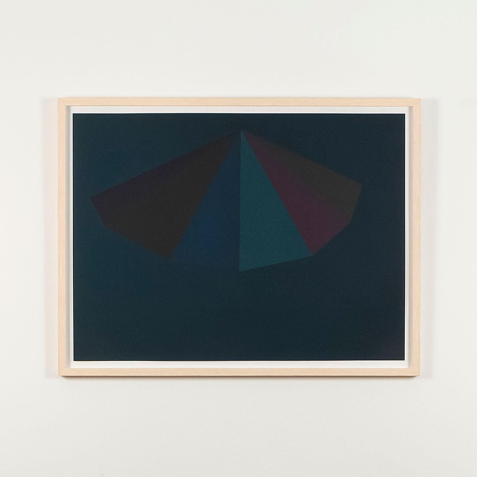 Sol LeWitt Abstract Print - A Pyramid