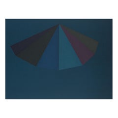 Sol LeWitt - A Pyramid, 1986, Signed Print, Abstract Geometric, Minimalism