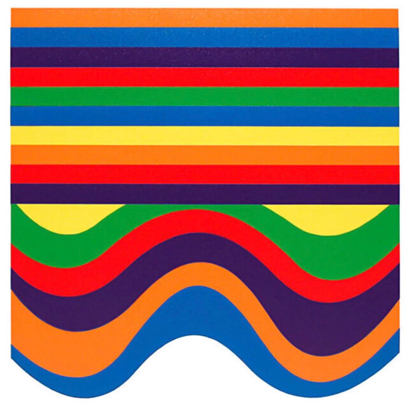 Arcs and Bands in Color, Plate #05 - Print by Sol LeWitt