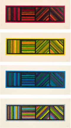 Retro Bands Not Straight in Four Directions (Full Set of 4)