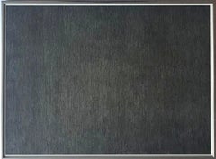 Schwarz mit weißen Linien, vertikal, nicht berührt (Krakow 1970.07; 3. Kornfeld)