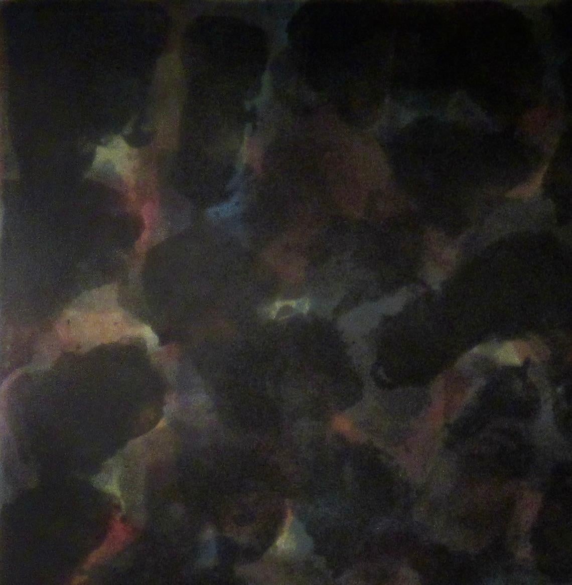 „Color and Black“ Große Farbradierung mit Aquatinta, gerahmt (Grau), Abstract Print, von Sol LeWitt