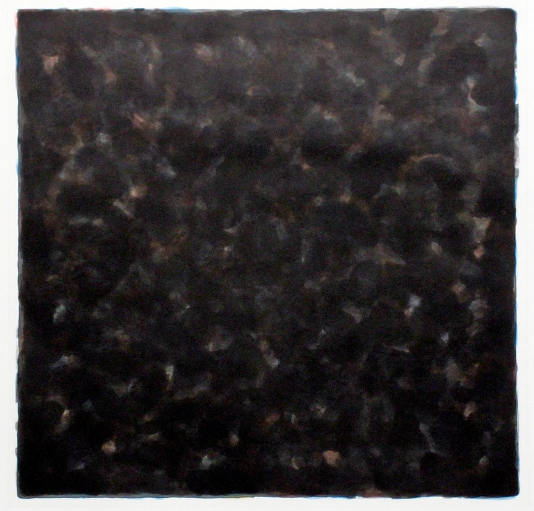 Sol LeWitt Abstract Print - Color & Black 40 x 40/2