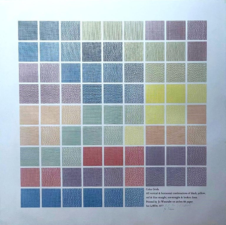 Sol LeWitt Color Grids, All Vertical Horizontal, 58% OFF