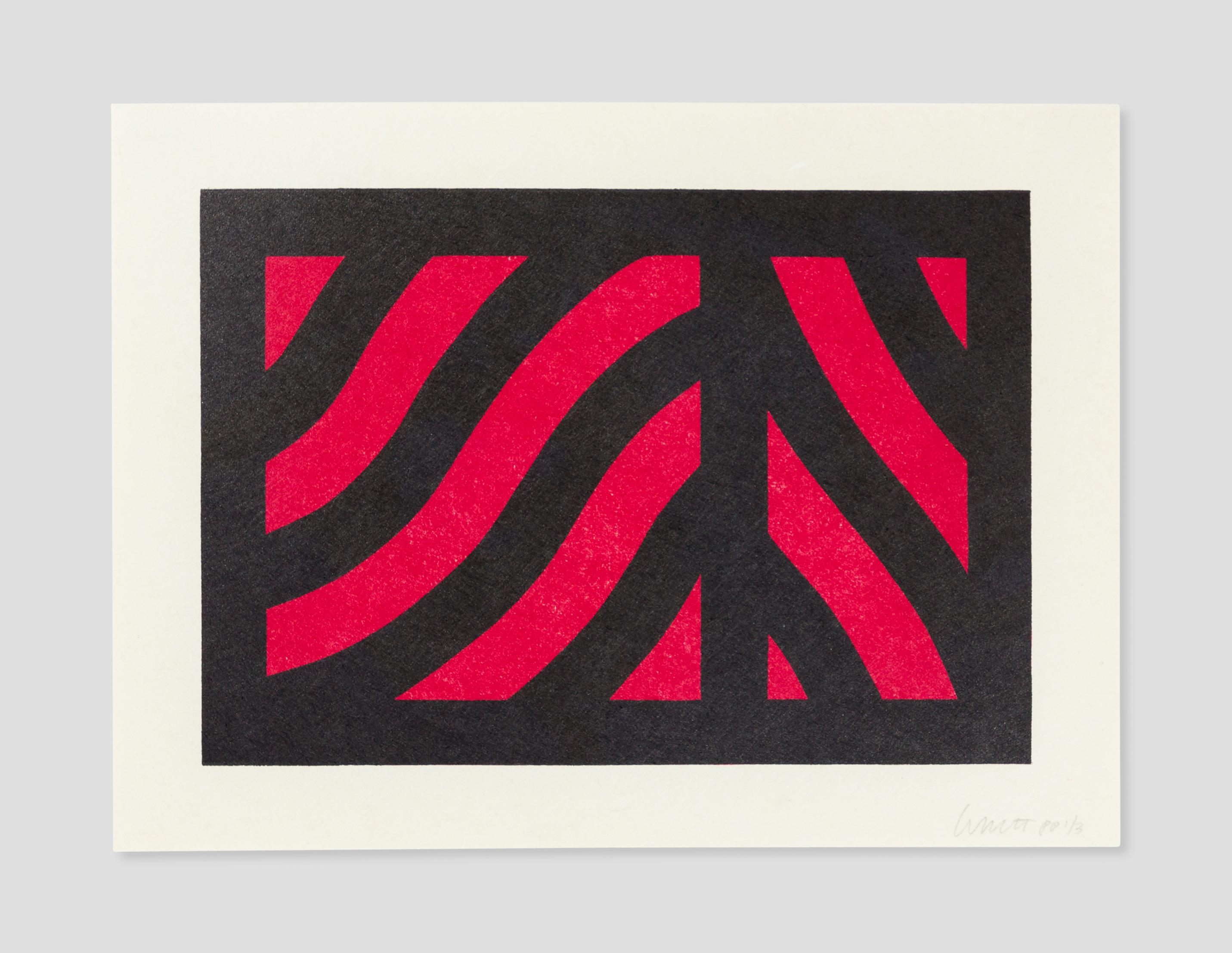 Curvy Bands Portfolio - Print by Sol LeWitt