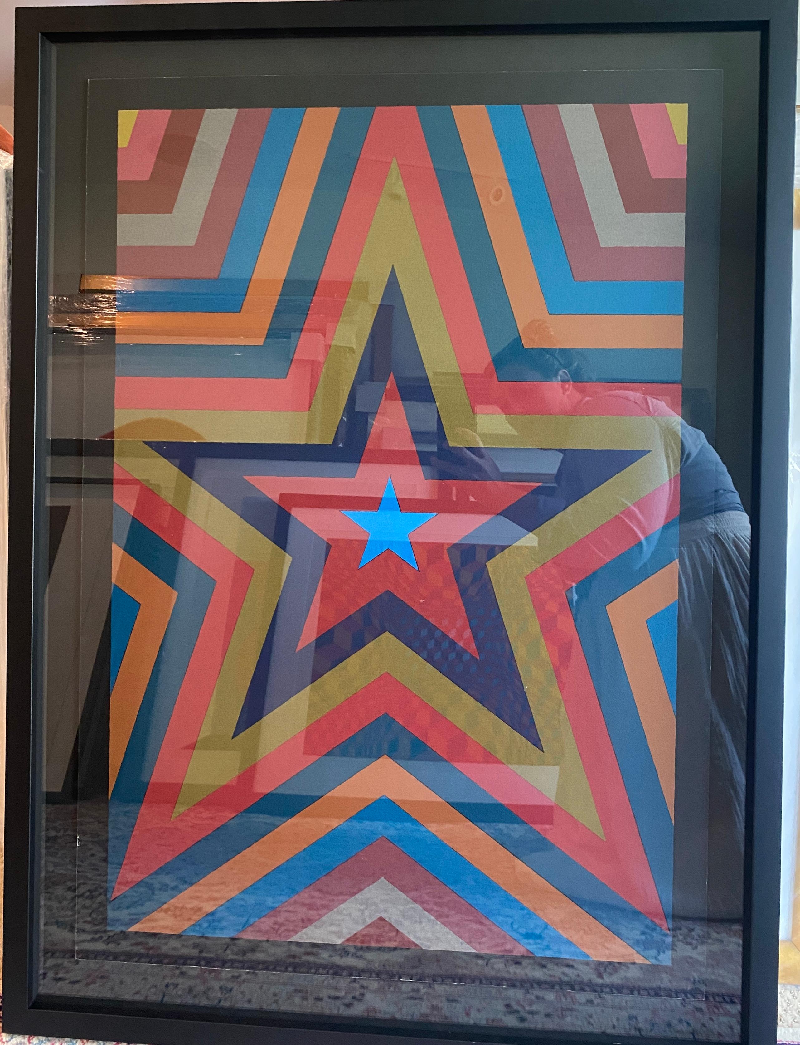 Five Pointed Star - Print by Sol LeWitt