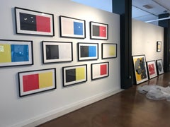 "Grids and Color Plate #42" by Sol Lewitt