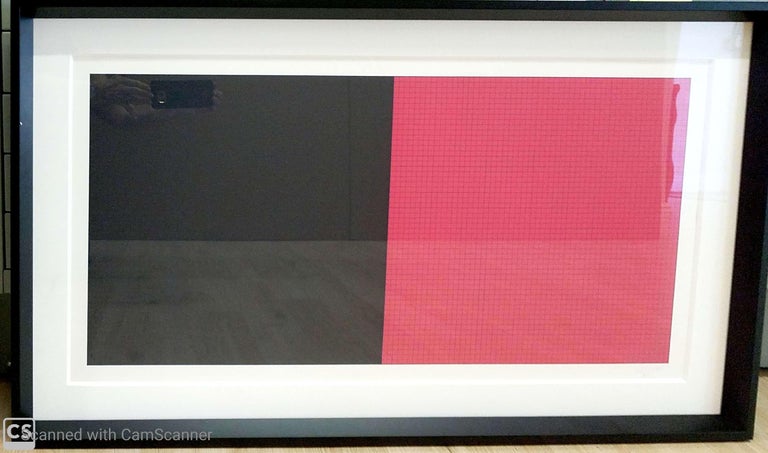 Sol LeWitt Abstract Print - "Grids and Color Plate #42" by Sol Lewitt