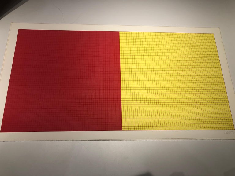 Sol LeWitt "Grids in Color Plate 25" by Sol Lewitt For Sale at 1stDibs