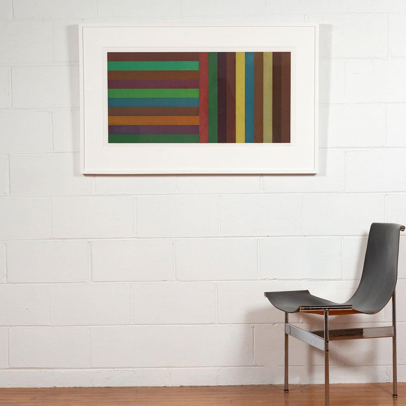 Horizontal Color Bands and Vertical Color Bands: Green (Plate #2) 6