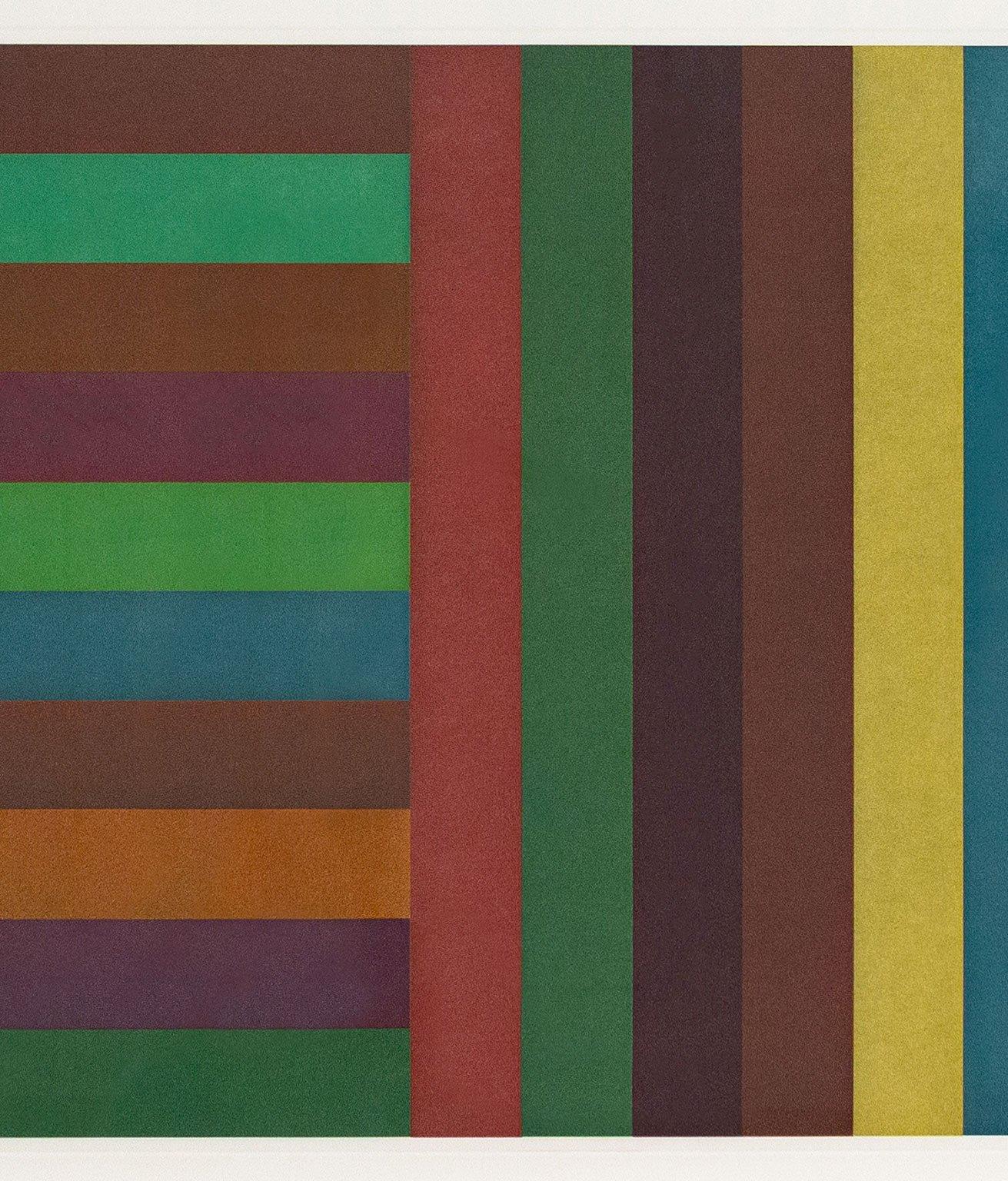 Horizontal Color Bands and Vertical Color Bands: Green (Plate #2) 7