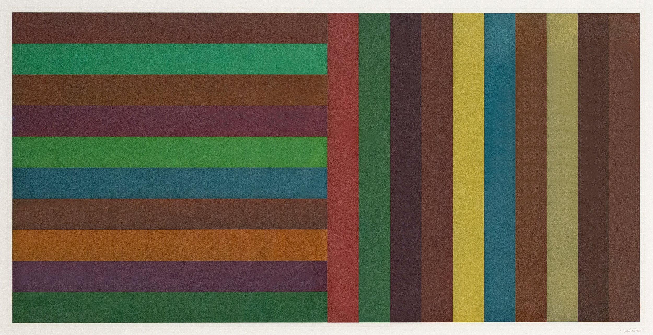 sol lewitt color bands