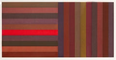 Horizontal Color Bands and Vertical Color Bands: Red (Plate #2)