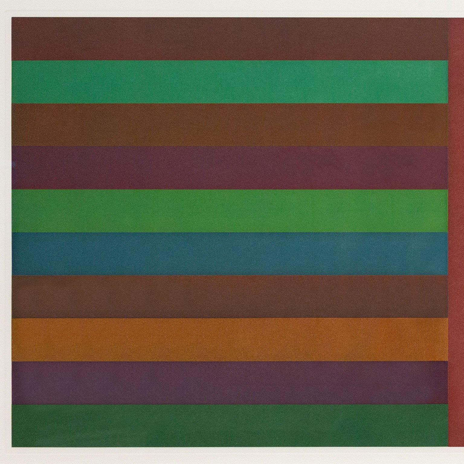 Horizontal Color Bands and Vertical Color Bands: Green (Plate #2) 4