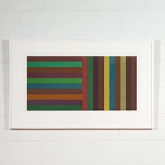 Horizontal Color Bands and Vertical Color Bands: Green (Plate #2)