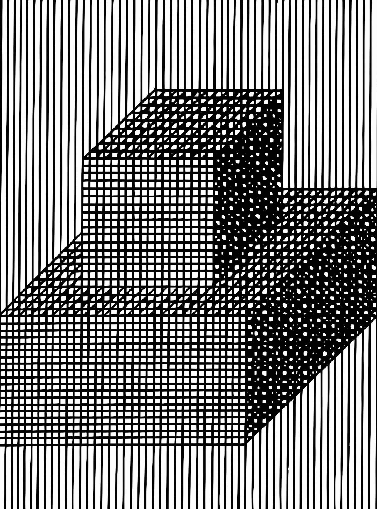 LeWitt, Composition, Ficciones (after) - Print by Sol LeWitt