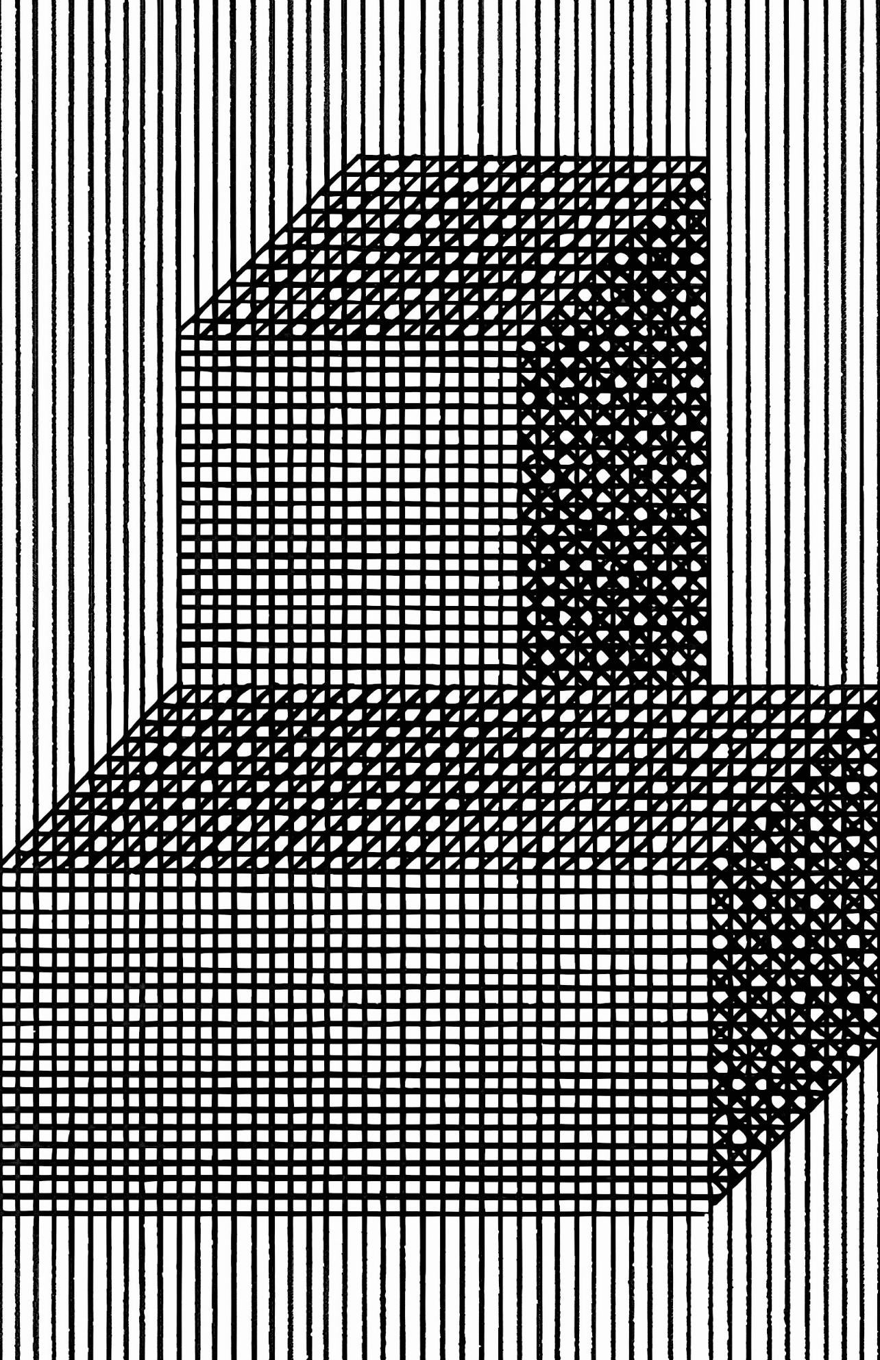 LeWitt, Composition, Ficciones (après) - Print de Sol LeWitt