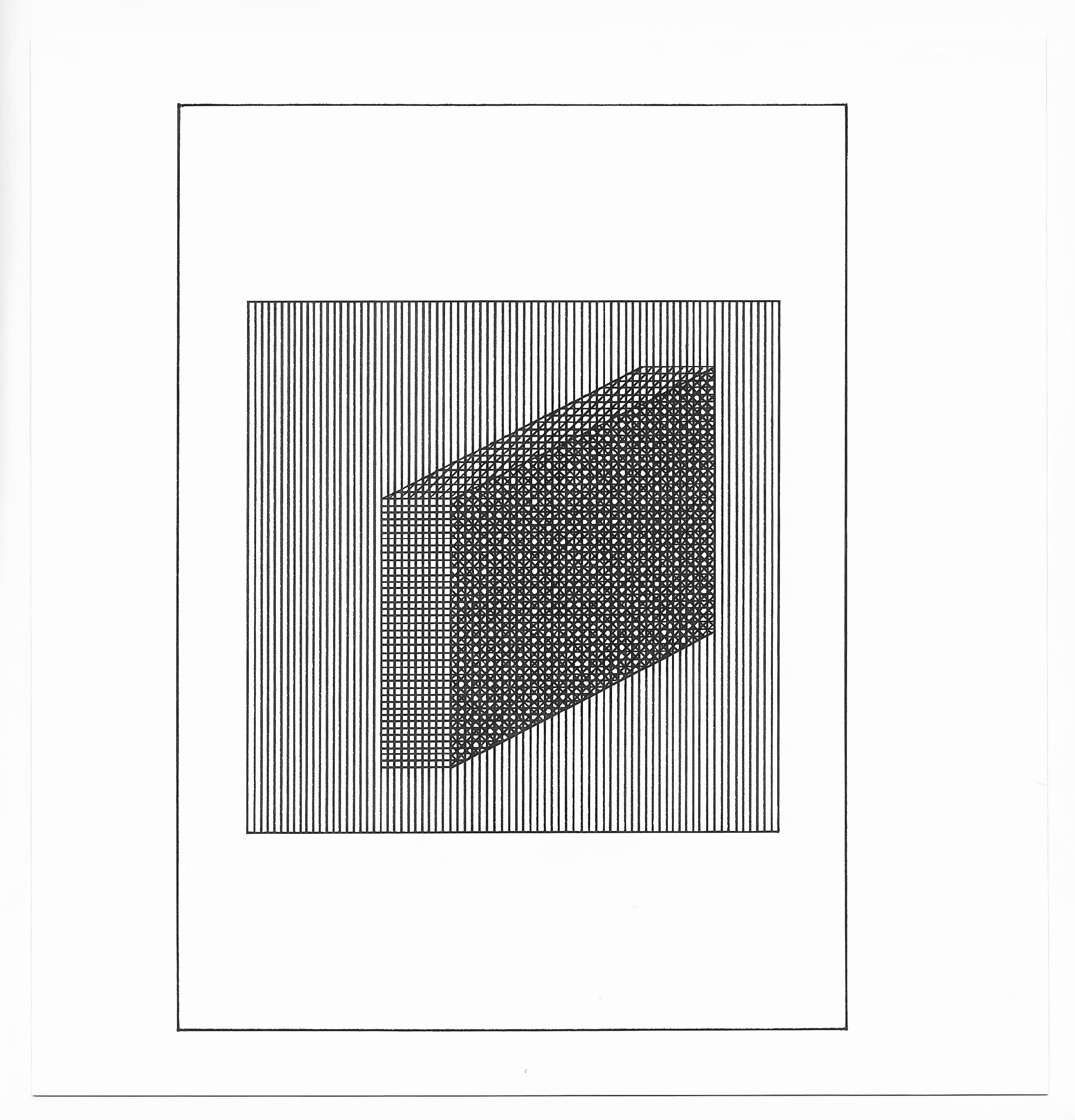 LeWitt, Composition, Ficciones (after) - Black Still-Life Print by Sol LeWitt