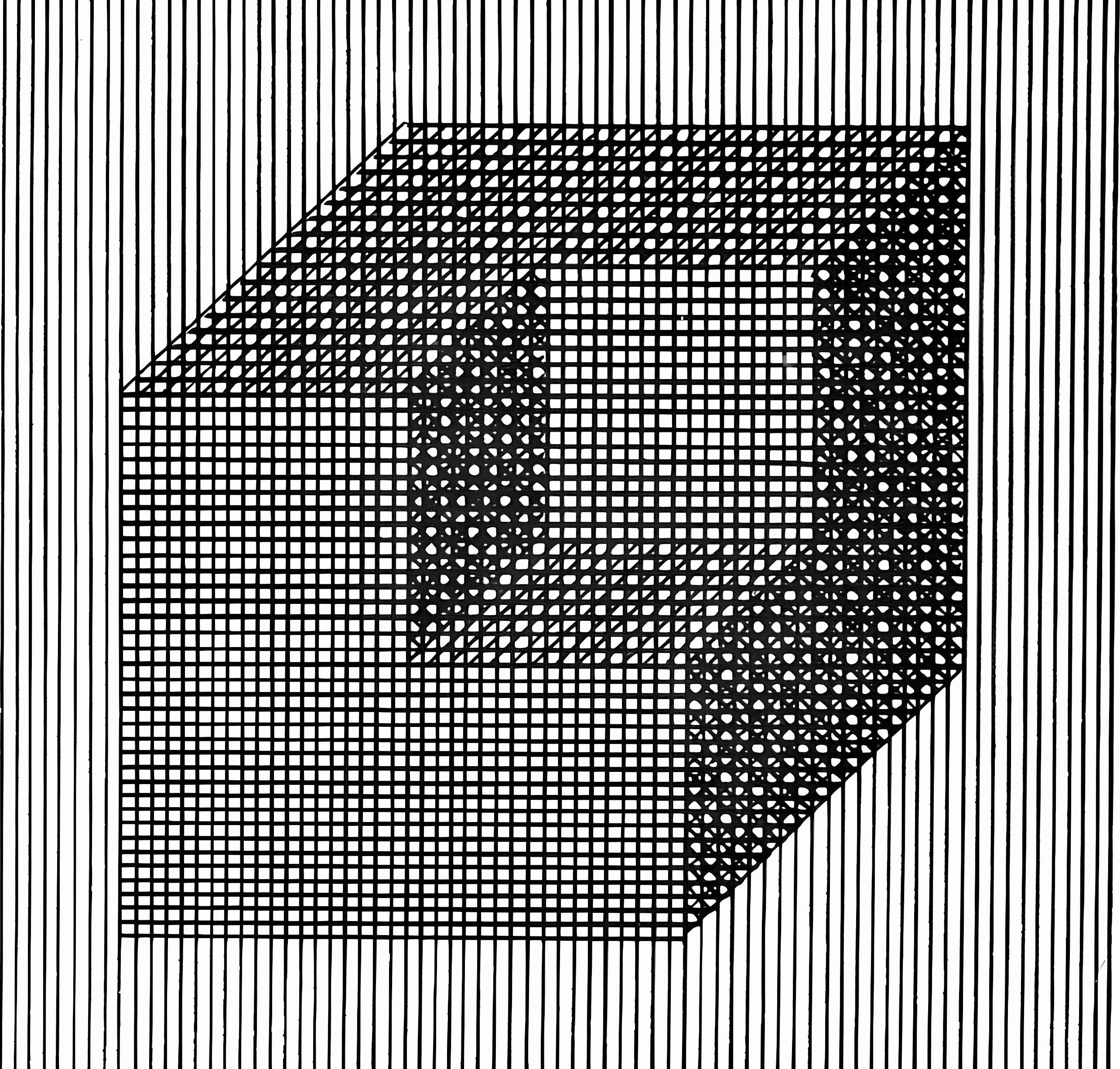 Sol LeWitt Abstract Print - LeWitt, Composition, Ficciones (after)
