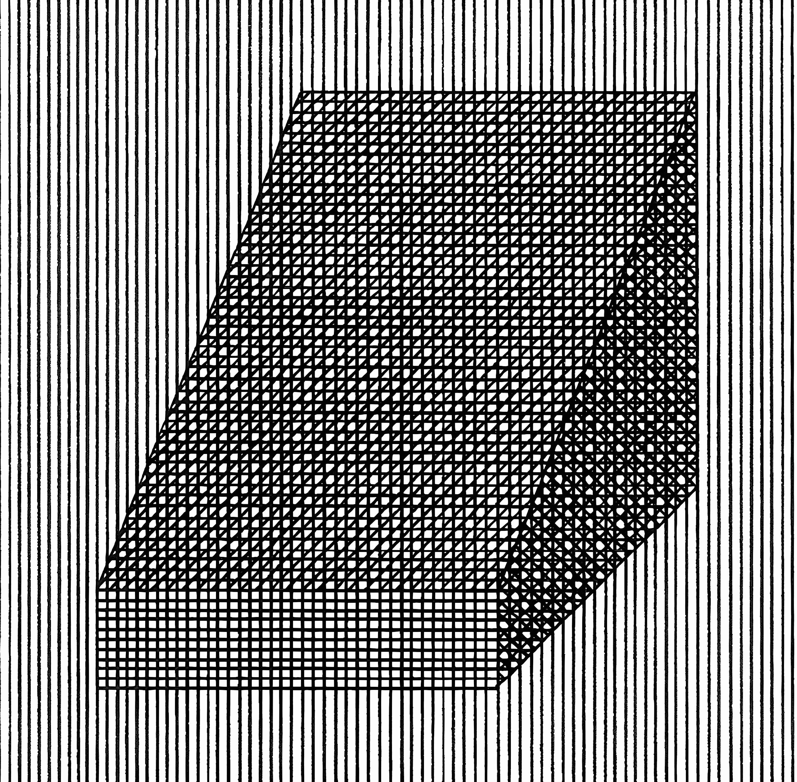 Sol LeWitt Abstract Print - LeWitt, Composition, Ficciones (after)