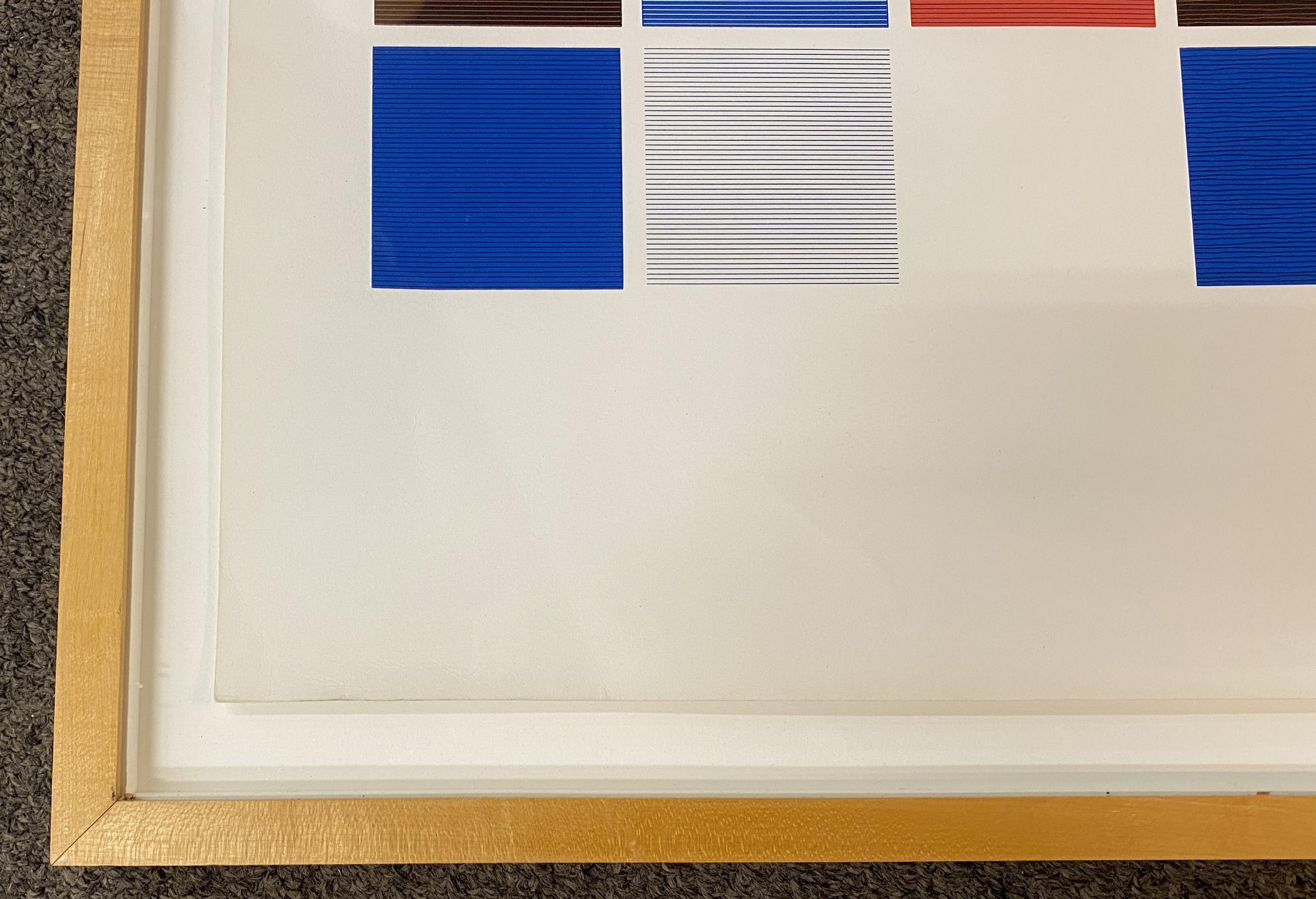 Líneas y color, líneas rectas, no rectas y quebradas, utilizando todas las combinaciones.. en venta 2